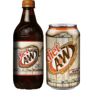 aw diet root beer bottle can 600x600