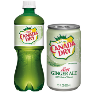 canada dry diet ginger ale bottle can 600x600
